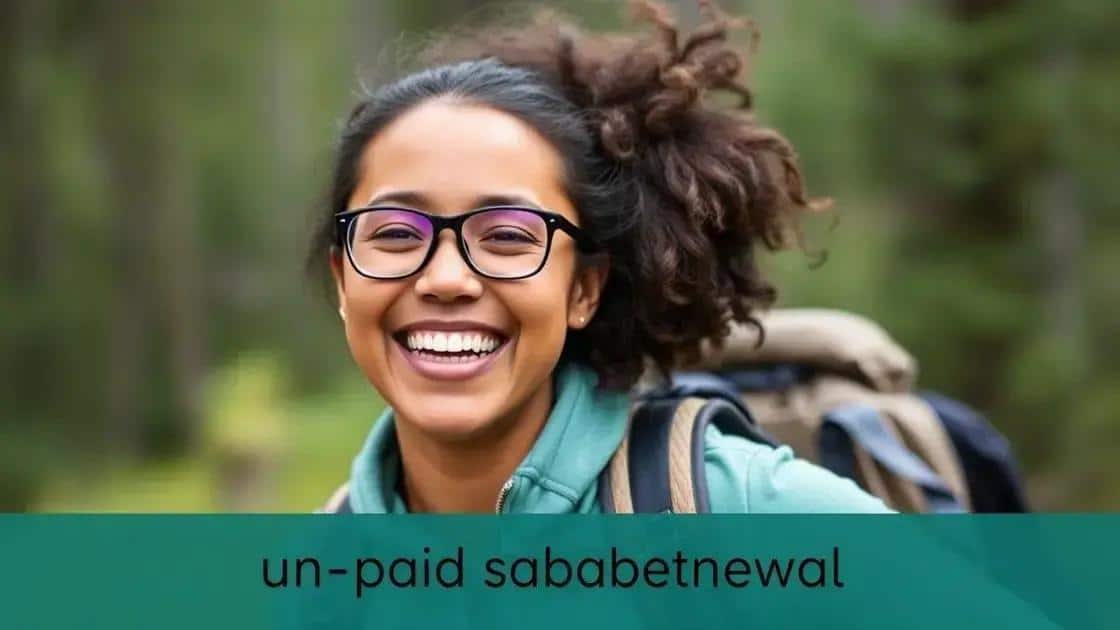 Benefits of unpaid sabbaticals for employees