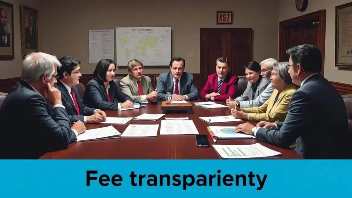 Key regulations driving fee transparency
