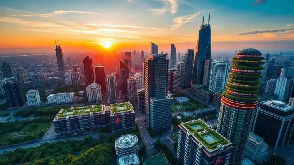 Urban development initiatives transforming city landscapes