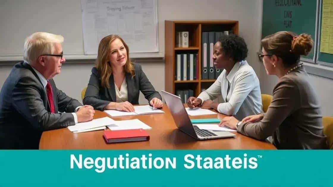 Key negotiation strategies for teachers