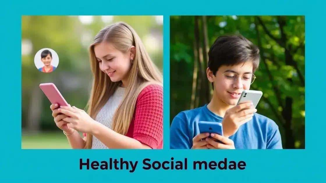 Strategies to promote healthy social media use