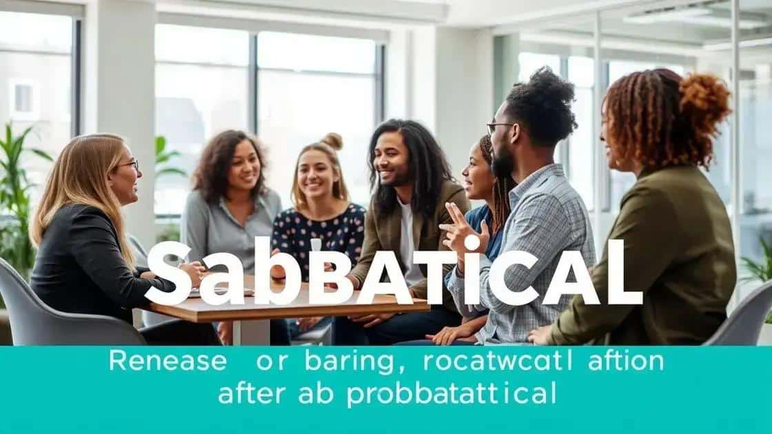 Benefits of unpaid sabbatical policies