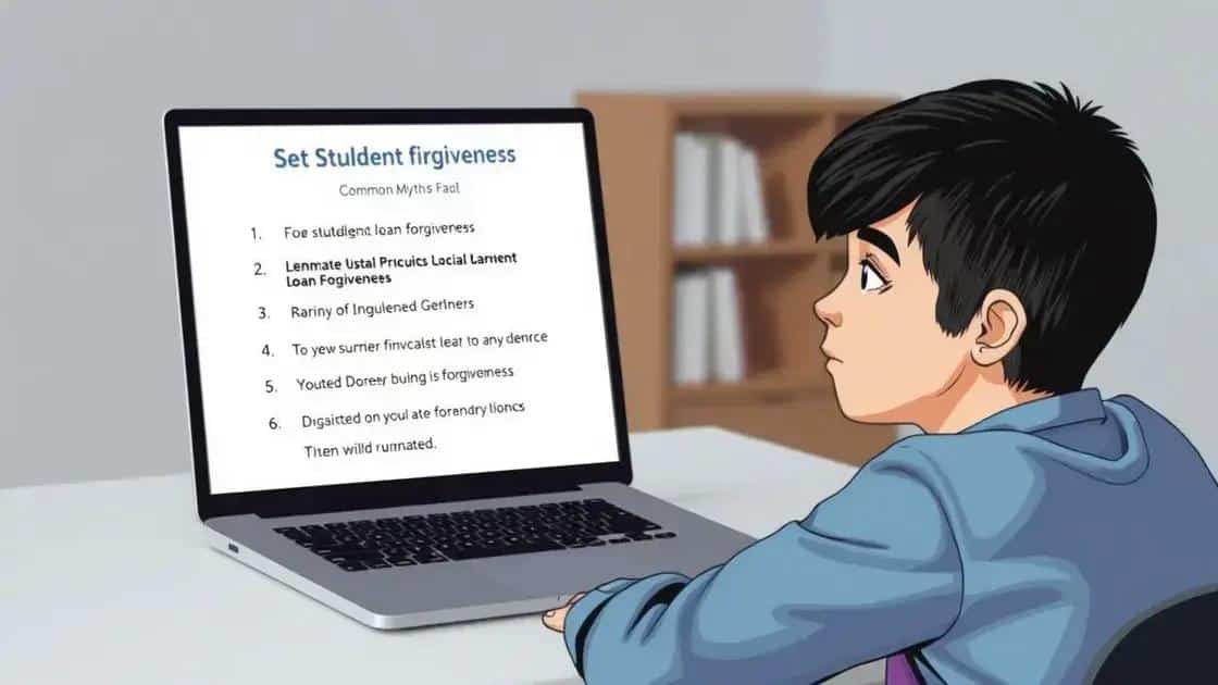 Common myths about student loan forgiveness