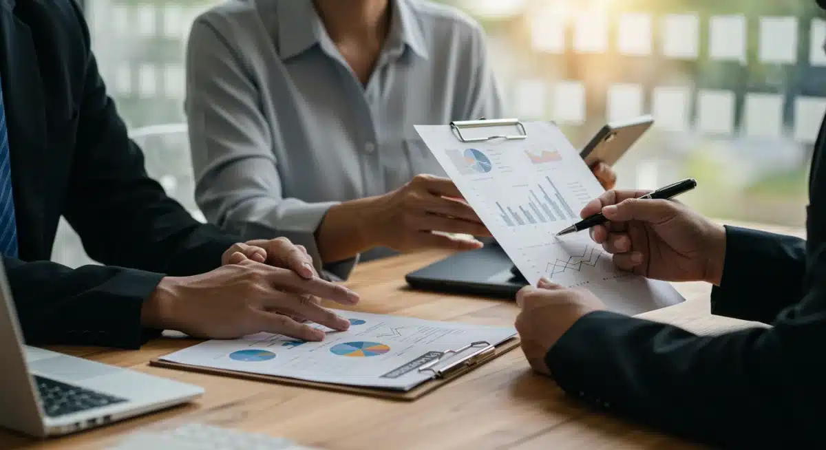 Financial advisor explaining retirement optimization strategies to a couple