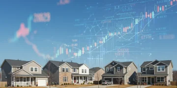 Suburban homes with policy overlay, federal housing policy changes