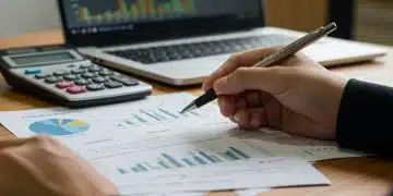 Carte d'étudiant et documents financiers sur les prêts, symbolisant la planification et l'impact des taux d'intérêt.