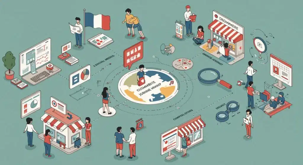 Analyse des parcours clients multicanaux des concurrents français pour 2025