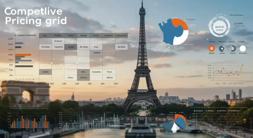 Positionnement Prix Concurrents France: Grille Analyse Compétitivité +12% 2025