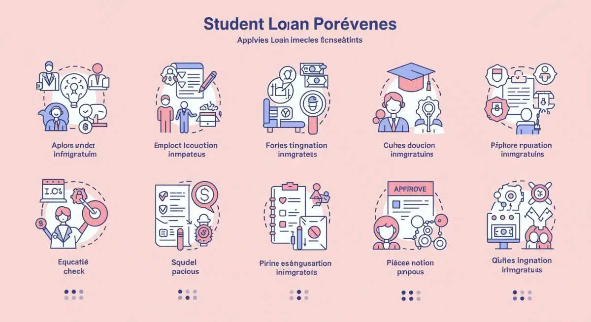 Infographie étapes demande pardon prêt étudiant France