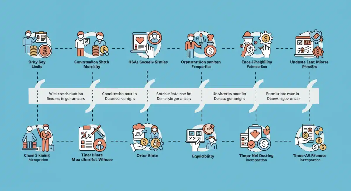 Infographie détaillée des changements clés de politique impactant les HSA en 2025.