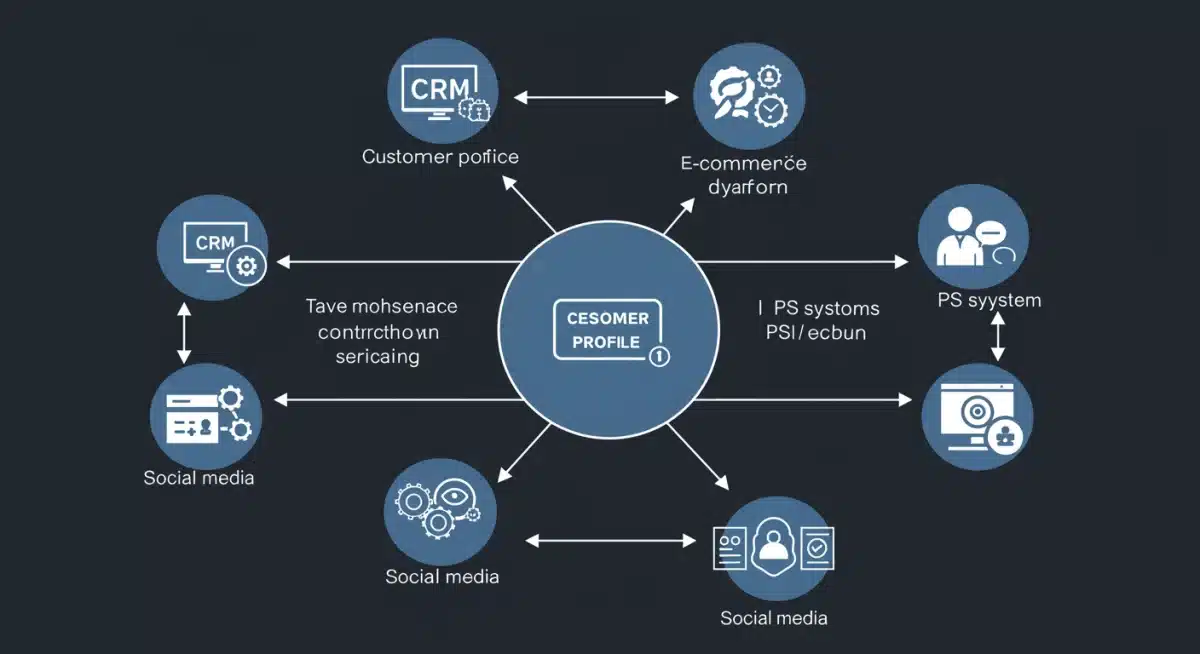 Schéma d'intégration des données client pour une vue à 360 degrés