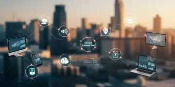 Illustration de l'intégration des données clients pour une vue unifiée et des ventes croisées optimisées.