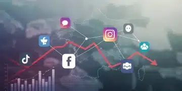Graphique illustrant la réduction des coûts d'acquisition de 10% grâce à des stratégies d'optimisation des campagnes publicitaires sur les réseaux sociaux en France.