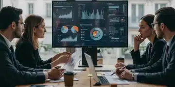 Équipe analysant les stratégies d'acquisition client de concurrents français pour une croissance en 2025