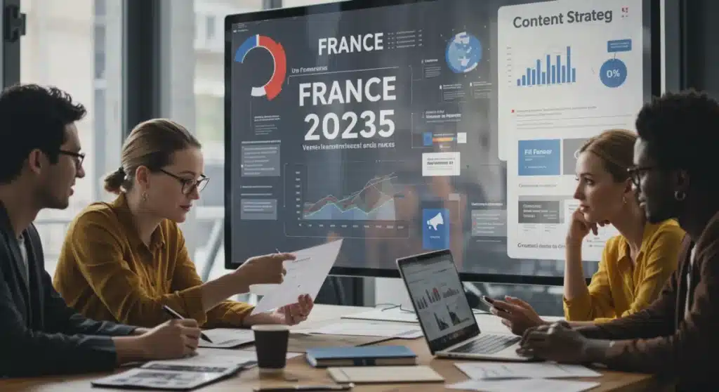 Analyse des stratégies de contenu concurrentielles en France 2025