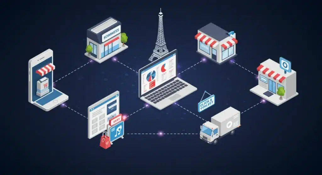 Stratégie omnicanal en France: +18% ventes d’ici 2025