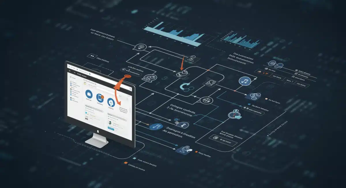 Diagramme de parcours utilisateur avec points d'intégration de micro-interactions pour la conversion.