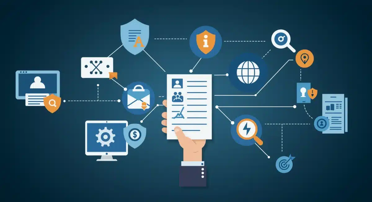 Infographie des régulations sur la transparence et la protection des données dans le marketing d'influence.